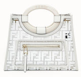 Runaway Pu Shopper, Small, White