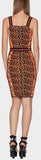 Print Jacquard Mini Dress