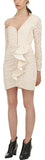 Sequin Embellished Ruffle Mini Dress