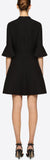 Crepe Couture Dress, Black
