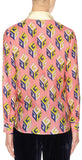 GG Wallpaper Blouse, Pink