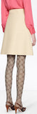 Tiger Head Button Mini Skirt