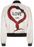 Satin Bomber Jacket