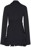 Black Draped Jacket