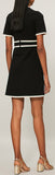 Tiger-Head Crepe Dress