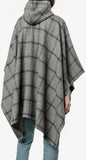 Windowpane Check Poncho