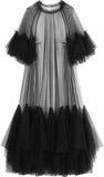 Layered Sheer Mesh Dress