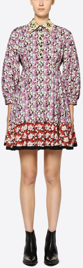 'Spring Garden' Poplin Dress