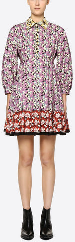 'Spring Garden' Poplin Dress