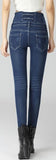High-Waist Embellished Skinny Jeans - DESIGNER INSPIRED FASHIONS
