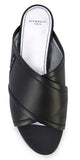 Crossover Flat Sandals -Black or White