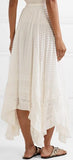 Hanky Lace-Trimmed Swiss-Dot Skirt | DESIGNER INSPIRED FASHIONS