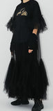 Layered Sheer Mesh Dress