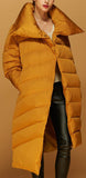 Asymmetric Paneled Duck-Down Puffer Coat - DESIGNER INSPIRED FASHIONS