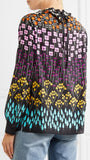 Printed Crepe de Chine Blouse