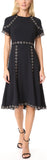 Grommet Stretch Dress