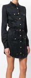 Drawstring Shirt-Dress