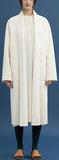 Robe-Wrap Wool Coat, White