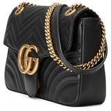 GG Marmont 2.0 Medium Quilted Shoulder Bag in Pink or Black - DESIGNER INSPIRED FASHIONS