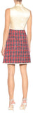 Satin and Plaid Dress