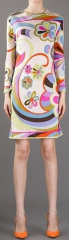 1960's Floral Print Dress