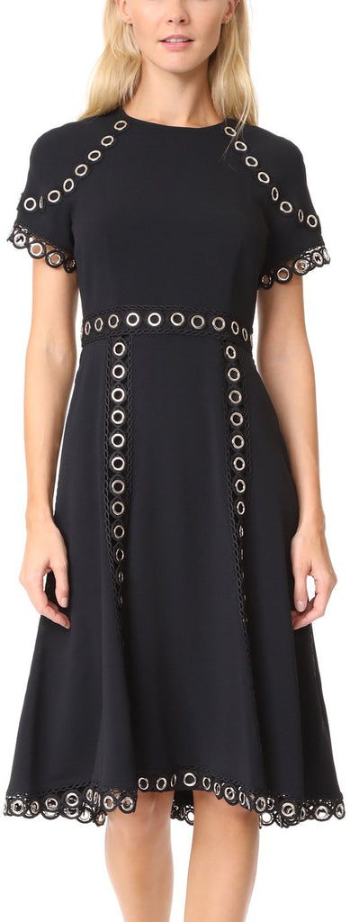Grommet Stretch Dress