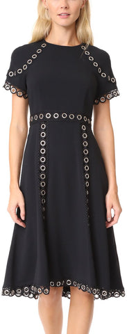 Grommet Stretch Dress