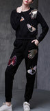 Embellished Tracksuit in Black - DESIGNER INSPIRED FASHIONS