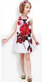 Jacquard Floral Print Dress - DESIGNER INSPIRED FASHIONS