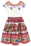 Floral Dress with Mambo Print - DESIGNER INSPIRED FASHIONS
