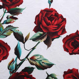 Jacquard Rose Print Dress - DESIGNER INSPIRED FASHIONS