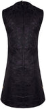 Embellished Jacquard Printed Mini Dress