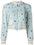 Star Sequined Bomber Jacket - DESIGNER INSPIRED FASHIONS