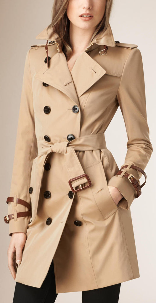 Double Breasted Trench Coat - DESIGNER INSPIRED FASHIONS