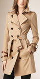 Double Breasted Trench Coat - DESIGNER INSPIRED FASHIONS