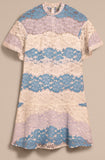 Floral Lace Dress with Flutter Sleeves | DESIGNER INSPIRED FASHIONS