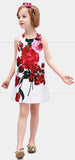 Jacquard Floral Print Dress - DESIGNER INSPIRED FASHIONS