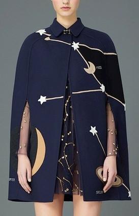 Space Patch Cape Style Coat - DESIGNER INSPIRED FASHIONS