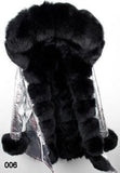 Fur-Lined, Hooded & Trimmed Parka Coat - Various Colors to choose from