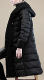 Paneled Puffer Down Coat in Green or Black - DESIGNER INSPIRED FASHIONS