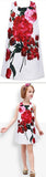 Jacquard Floral Print Dress - DESIGNER INSPIRED FASHIONS