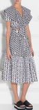 Black & White Print Ruffle Top & Skirt Set - DESIGNER INSPIRED FASHIONS