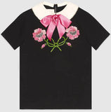 Embroidered Cotton T-Shirt - DESIGNER INSPIRED FASHIONS