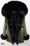 Fur-Lined, Hooded & Trimmed Parka Coat - Various Colors to choose from