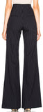High-Waist Pinstripe Flared Pants - DESIGNER INSPIRED FASHIONS