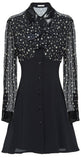 Sable and Georgette Dress