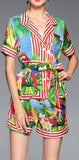 Tropical Printed Shirt & Short Set - DESIGNER INSPIRED FASHIONS