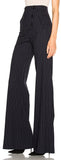 High-Waist Pinstripe Flared Pants - DESIGNER INSPIRED FASHIONS
