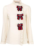 Ruffle Shirt with Web