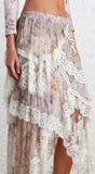 'Stranded Lace in Bodice' Top & 'Stranded Opus Tiered' Skirt - DESIGNER INSPIRED FASHIONS
